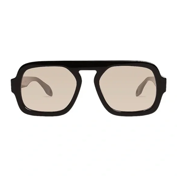 Black Square Women's Sunglasses - Picture 1 of 8